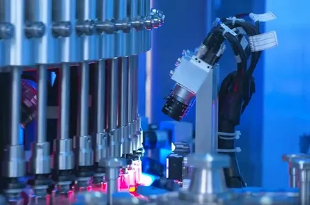 Máquina automática de inspección de ampollas y viales 