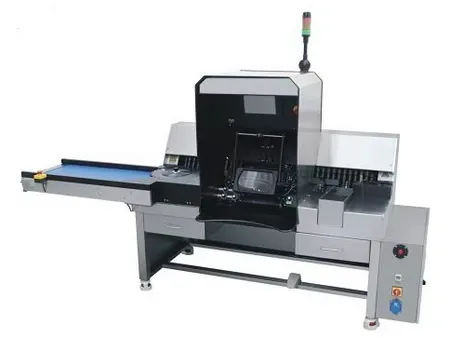 Máquina semiautomática de inspección visual
