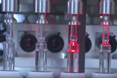 Máquina automática de inspección y prueba de fugas para ampollas y viales
