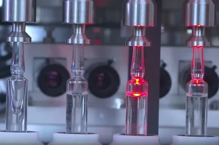 Máquina automática de inspección y prueba de fugas para ampollas y viales